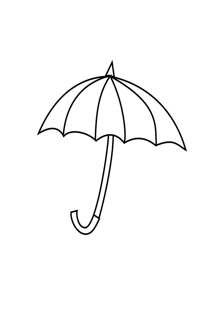 umbrella coloring pages - photo #30