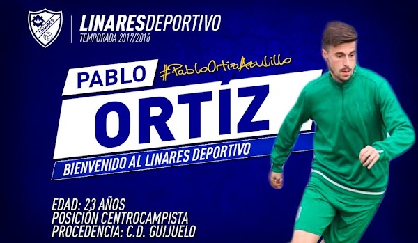 Oficial: El Linares Deportivo firma a Pablo Ortiz