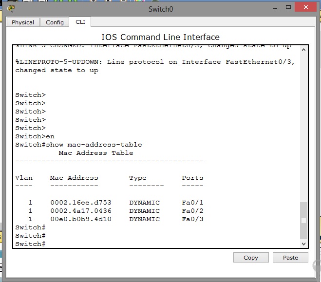 ePackets Switch Working