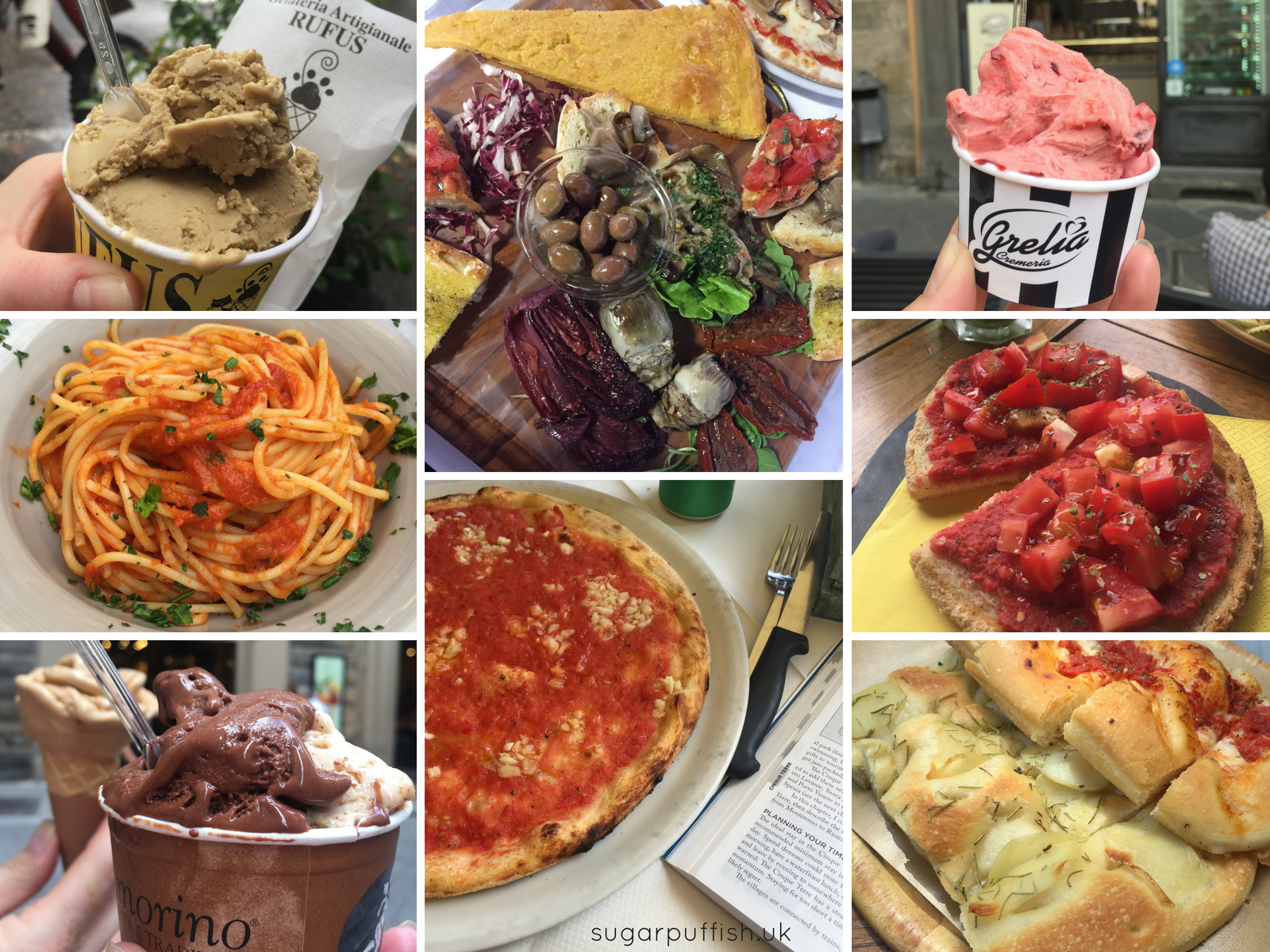 Eating Vegan food in Italy, gelato, pasta, pizza