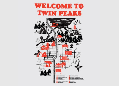 Threadless Twin Peaks T-Shirt “Welcome to Twin Peaks” by Robert Farkas