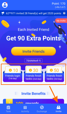 task box invite code