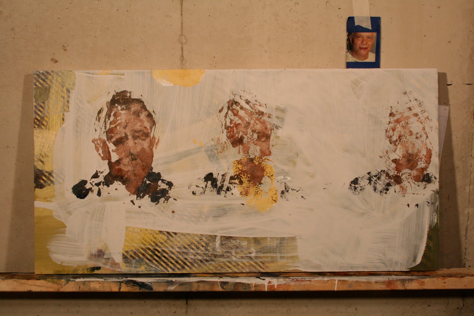 Shared Studio Transfer Paintings