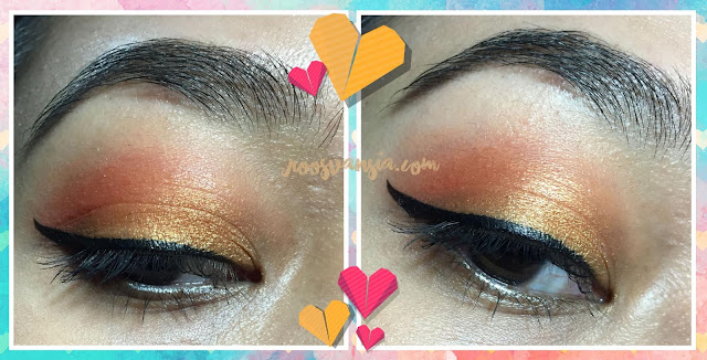 valentine-makeup; dating-makeup; makeup; no-pink-makeup; beauty-blogger-indonesia; blogger-perempuan; orange-eyeshadow; orange-makeup