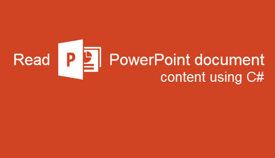 How to read Microsoft PowerPoint document contents using C-Sharp/.NET?