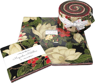 Magnolia Metallics fabric collection from Moda