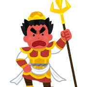 増長天のイラスト（四天王）