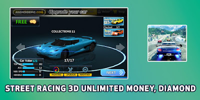 Download Street Racing 3D Mod Apk Terbaru Unlimited Money, Diamond - Street Racing 3D Mod Apk Android unlimited money dan diamond gratis di android