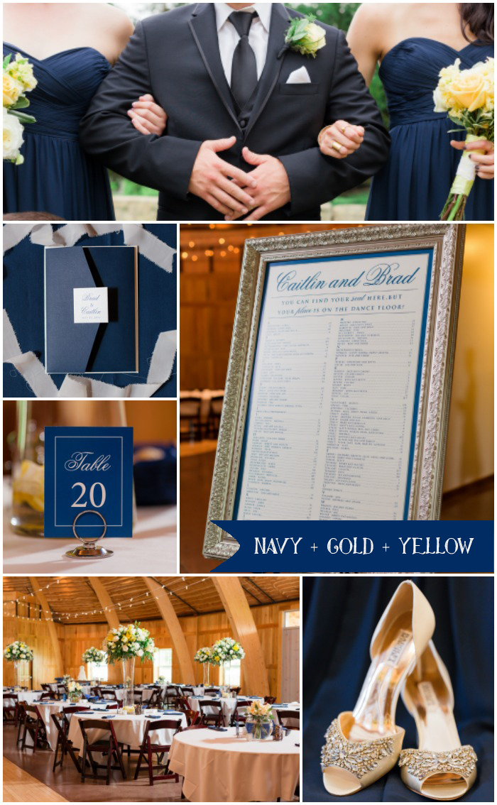 navy gold yellow inspiration board