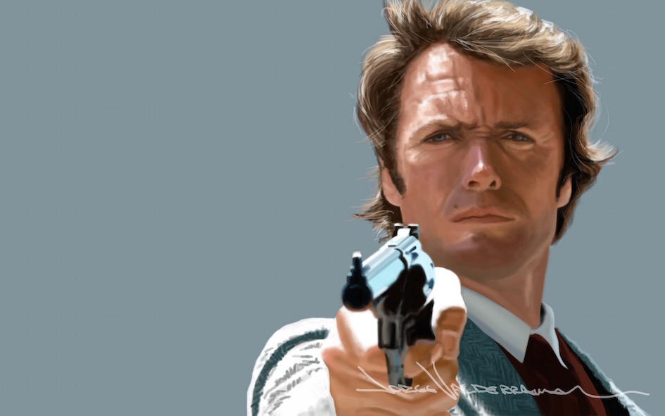 T-shirt Dirty Harry 'Make My Day' - Clint Eastwood Magnum .44 - Style Rétro Film - Neuf Avec étiquettes