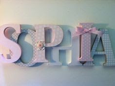 girl pink and gray damask room decor wooden baby letters for nursery wall zibbet site offering modern curlied typhography blue white red curlied concept