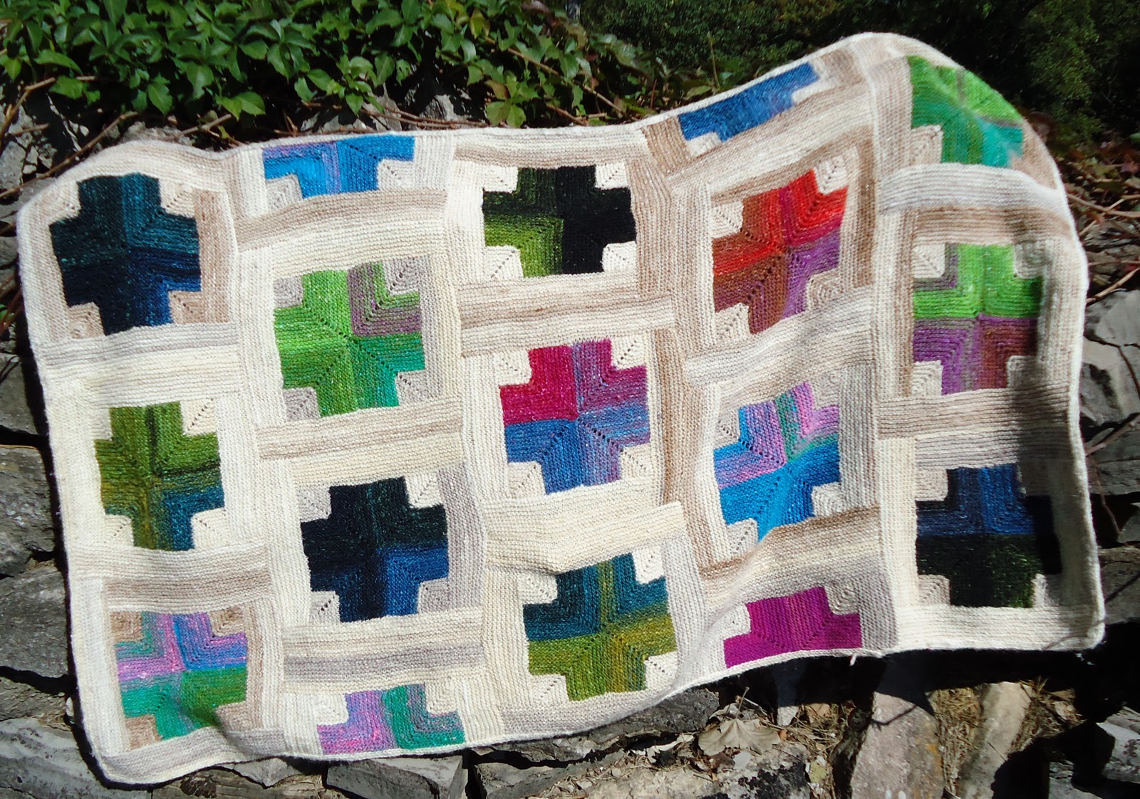 Francie O's Mitered Crosses Blanket