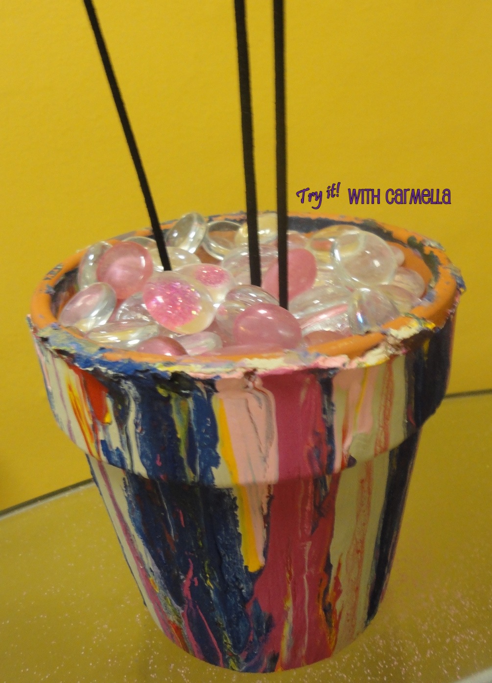 *Try It With Carmella* DIY Incense Burner Pink