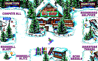 Ski or Die Main map
