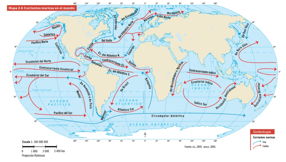 AGUAS OCEÁNICAS Y CONTINENTALES AGUAS OCEÁNICAS Y CONTINENTALES