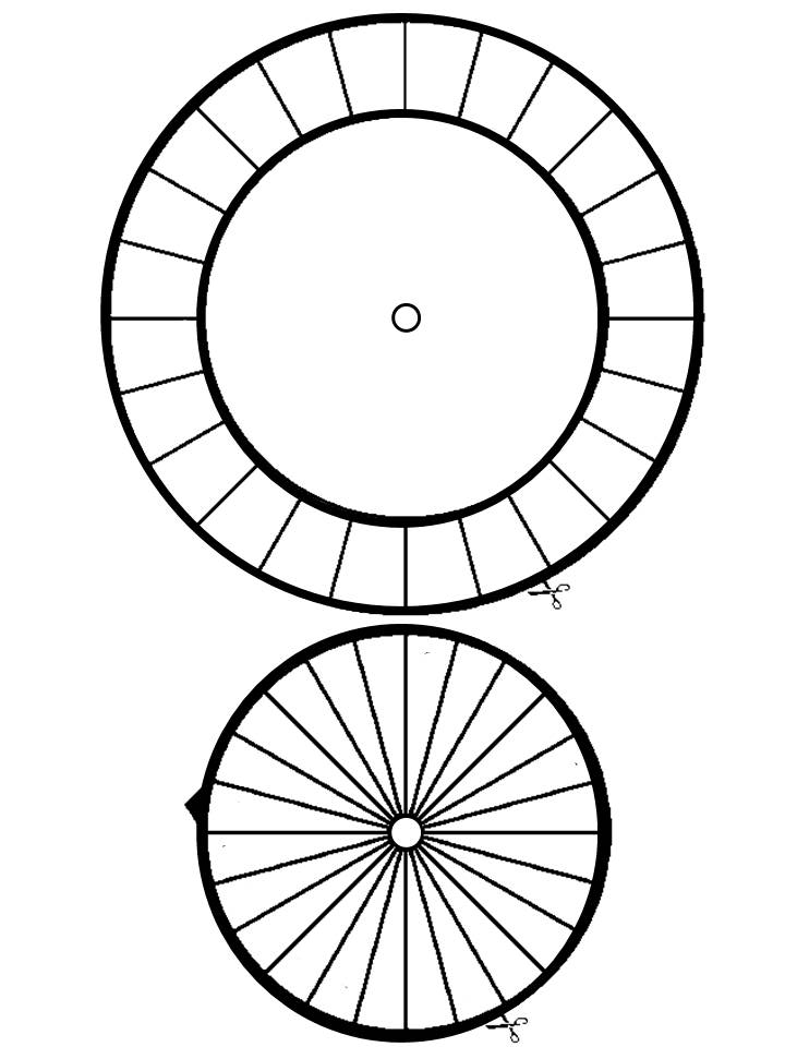 Printable Theban Cipher Wheel
