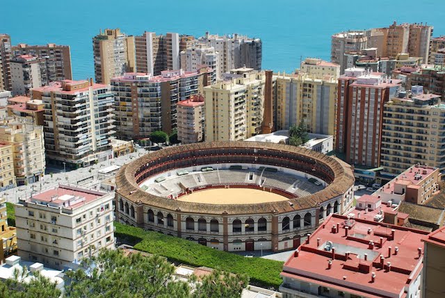 Vista da Praça de Touros em Málaga Vista da Praça de Touros em Málaga