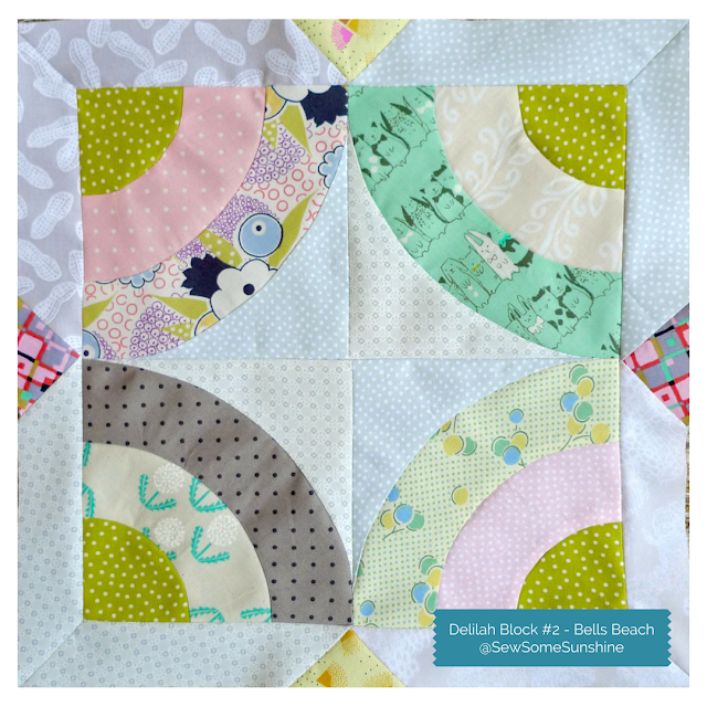 Sew Some Sunshine Delilah Quilt Block 2