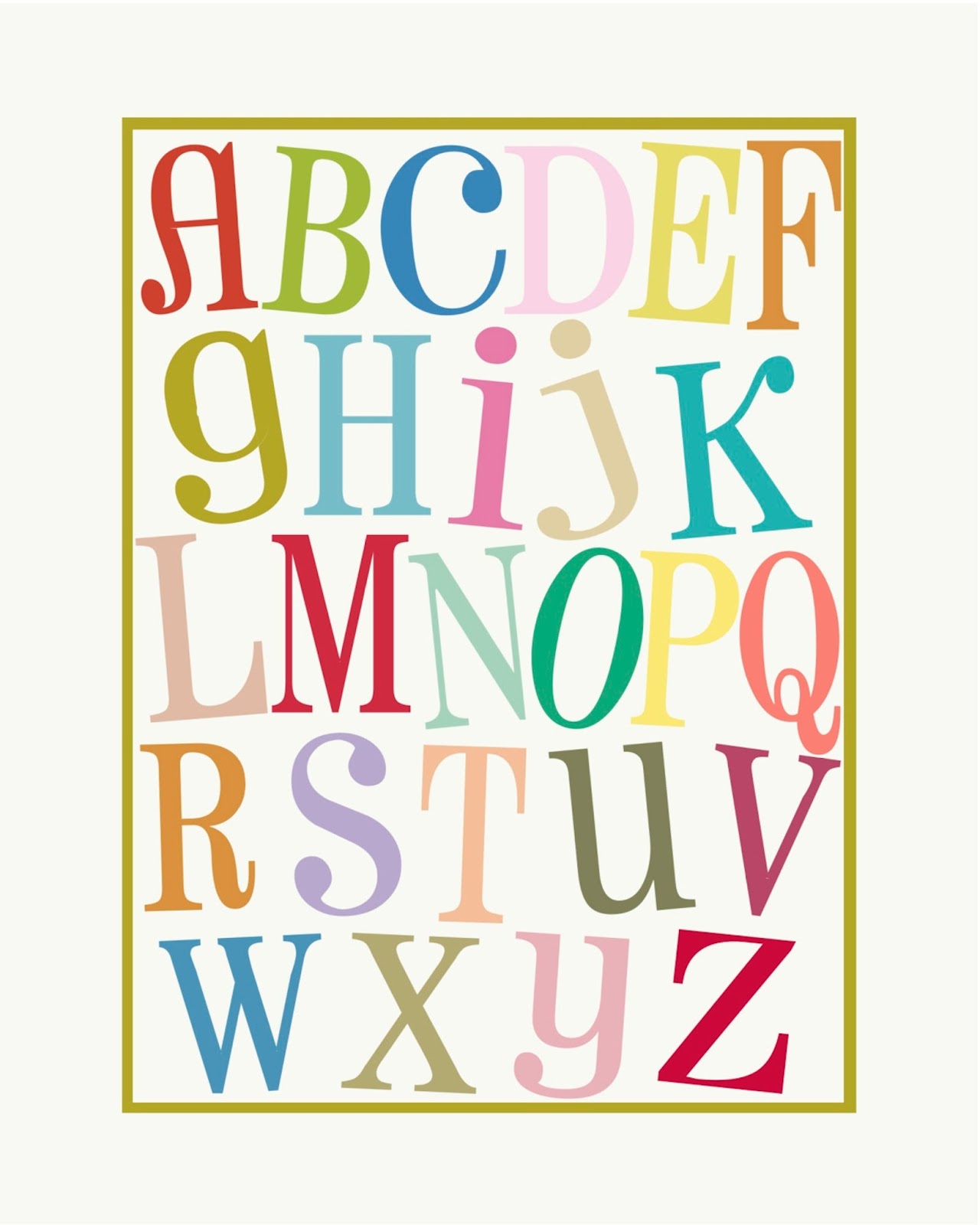 Abcs Printable