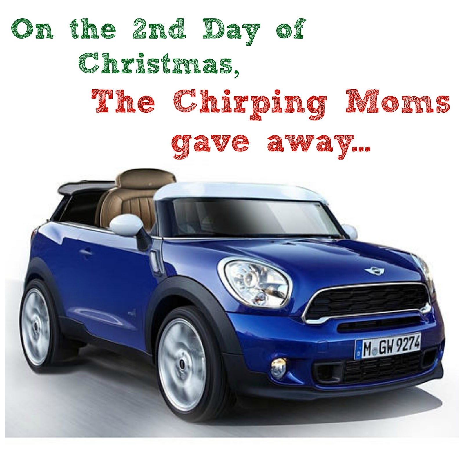 The 12 Days of Toys: Day 2, Powered Ride-On Mini Cooper Car from