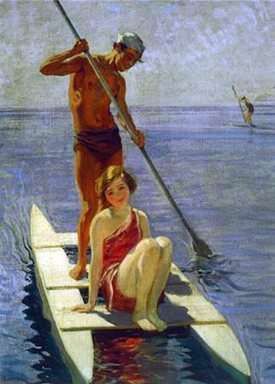 Excursión Marítima, Laureano Barrau Buñol, Pintor Catalán, Ibicenca, Pintor español, Cuadros de Laureano Barrau Buñol, Barrau Buñol