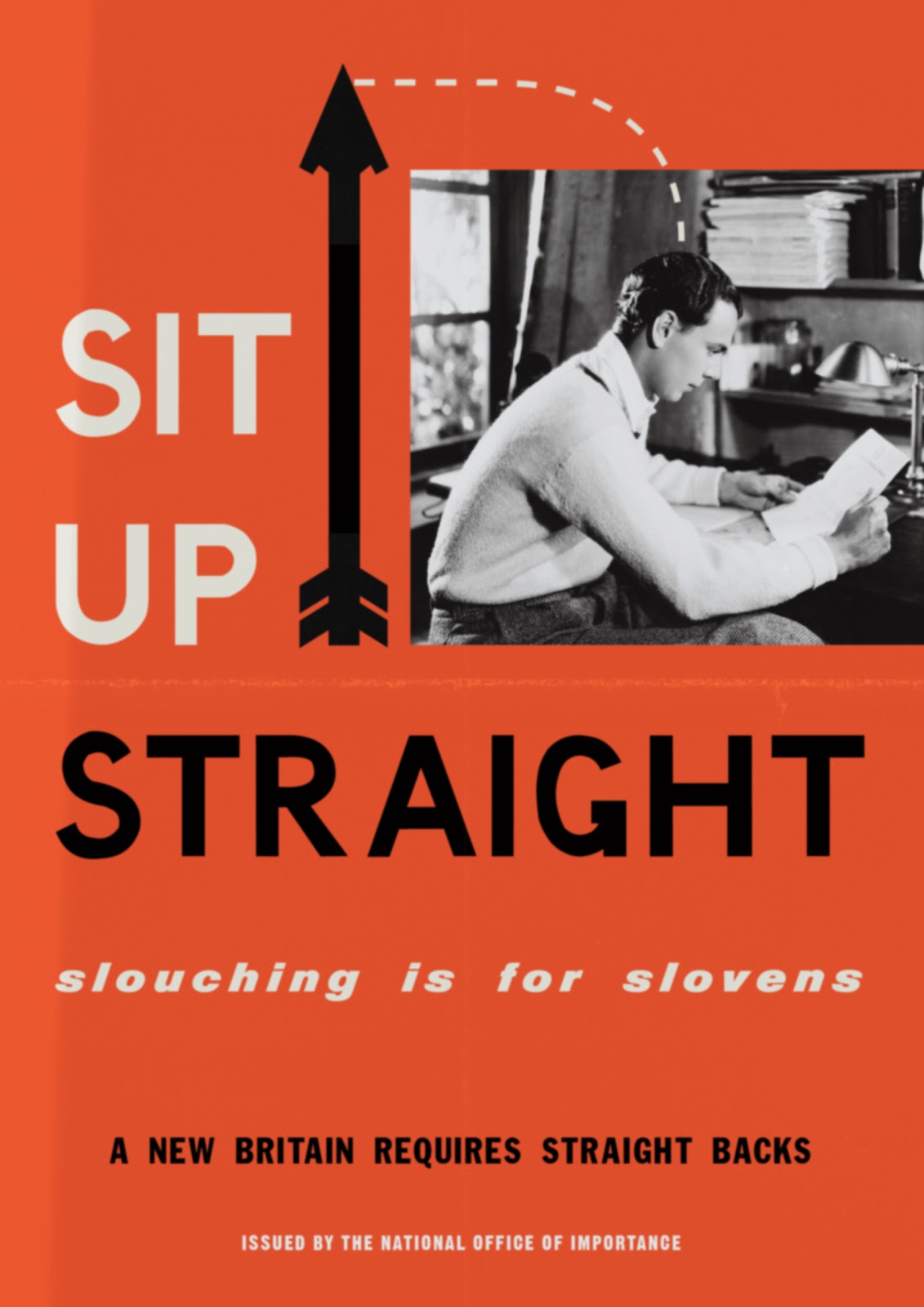 National Office of Importance “Sit up straight,” 1946