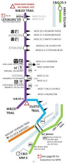 W&OD, Custis Trail DC option, Leesburg VA to DC bike trip