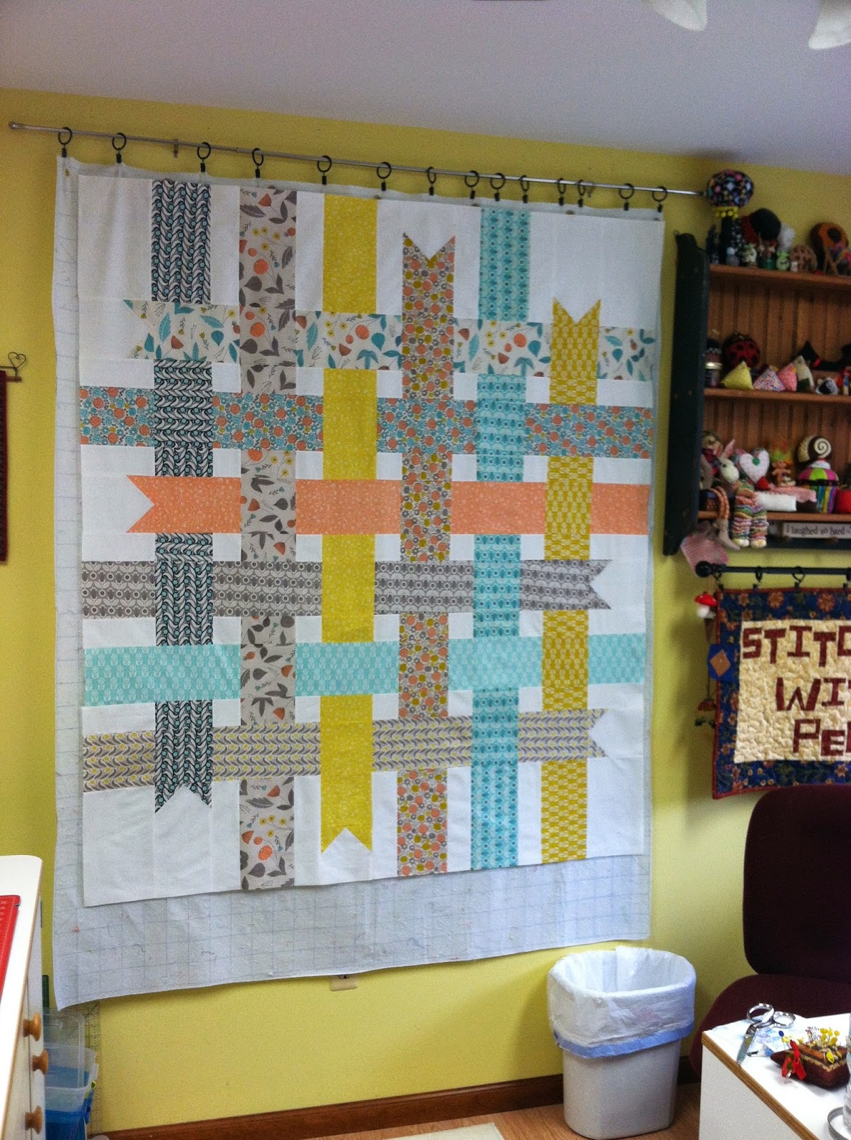 Stitchin with Peg Ribbon Box Quilt
