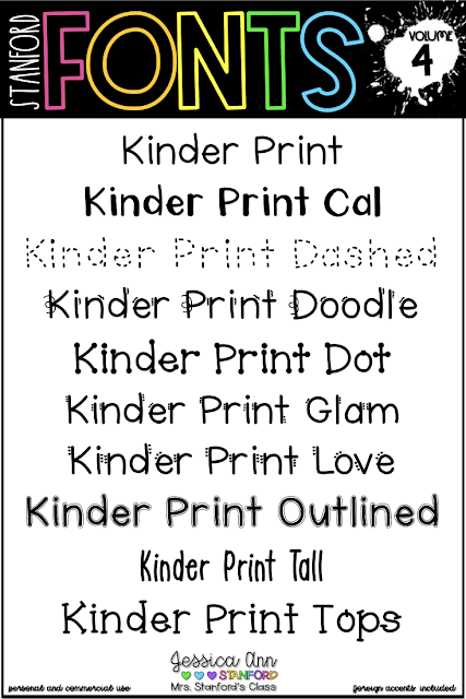 Fonts Perfect for Teachers, Classrooms, and Silhouette Projects! | Mrs ...