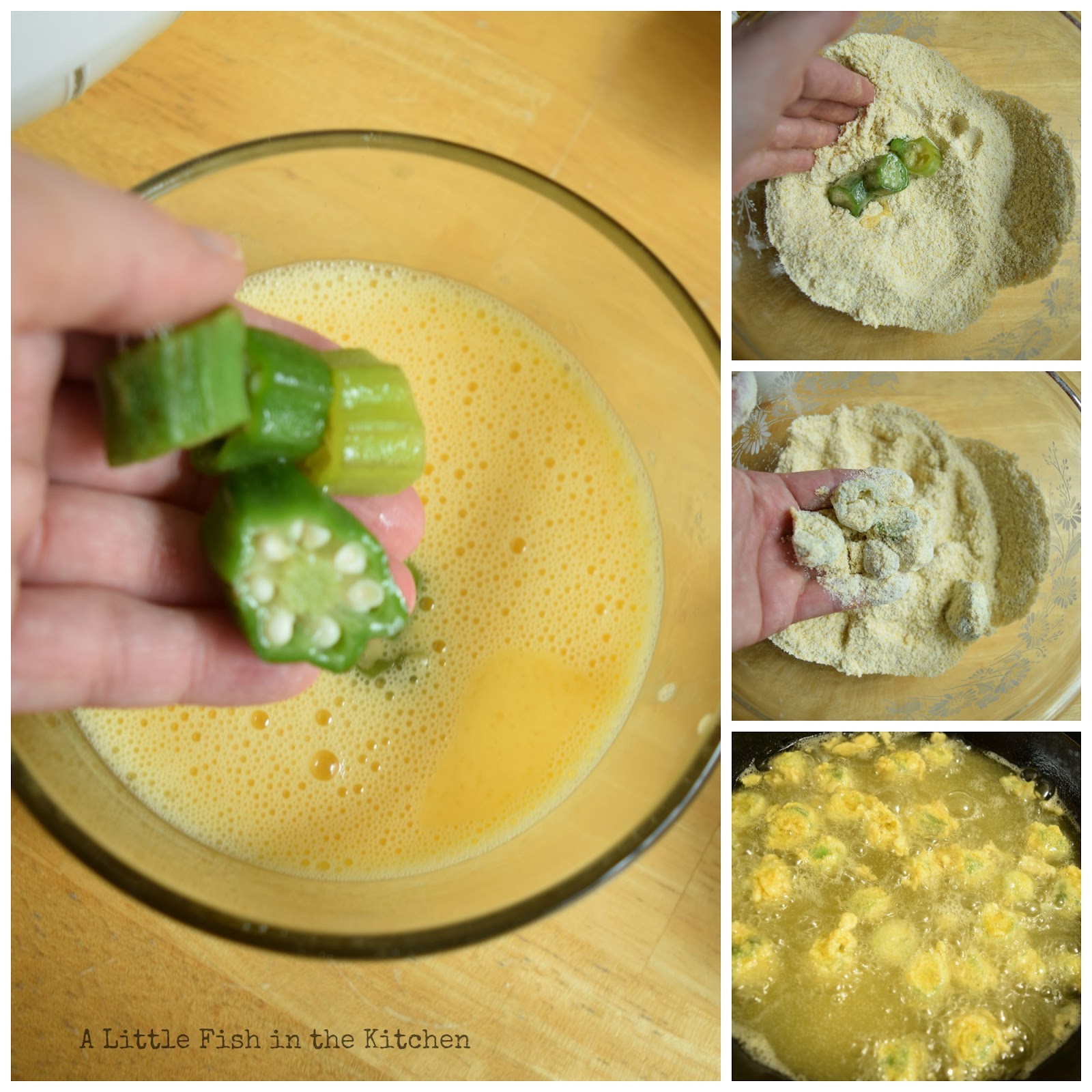 Crispy Fried Okra A Little Fish in the Kitchen