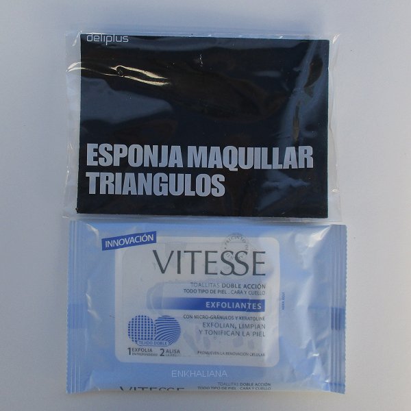 Esponja Maquillar Triangulos Deliplus / Vitesse Toallita Exfoliante