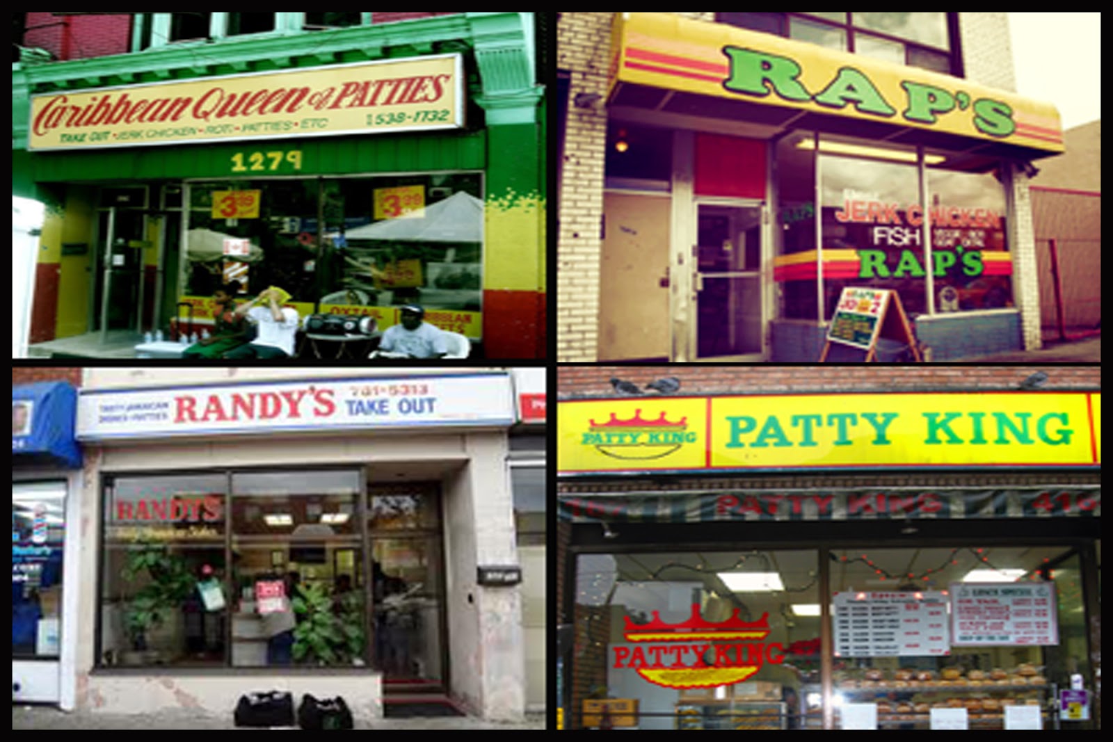 street cuisine Jamaican Patties in Toronto