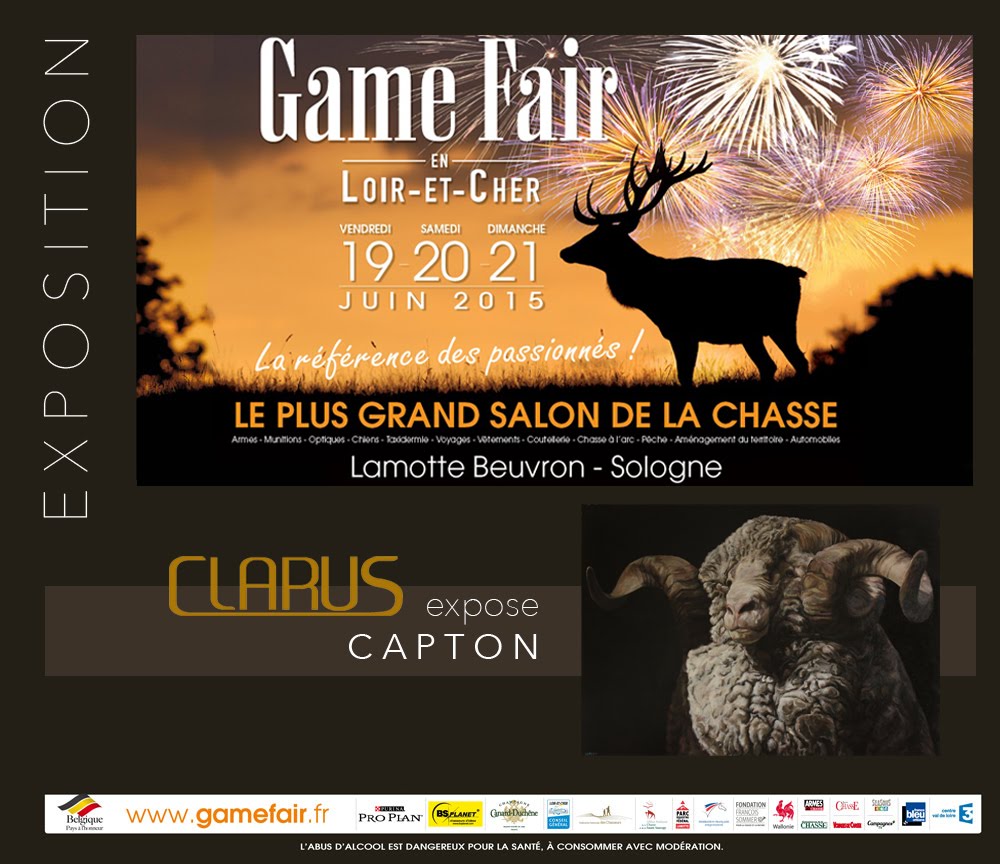 LAMOTTE-BEUVRON : LA GALERIE CLARUS EXPOSE CAPTON AU GAME FAIR