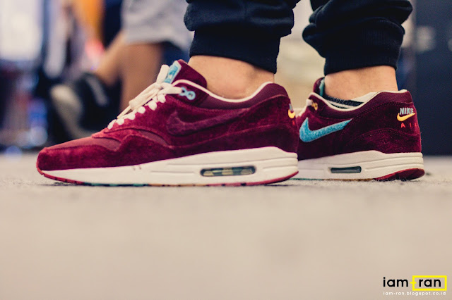 IAM-RAN: ON FEET : In.Dhika - Nike Air Max 1 x Patta X Parra 