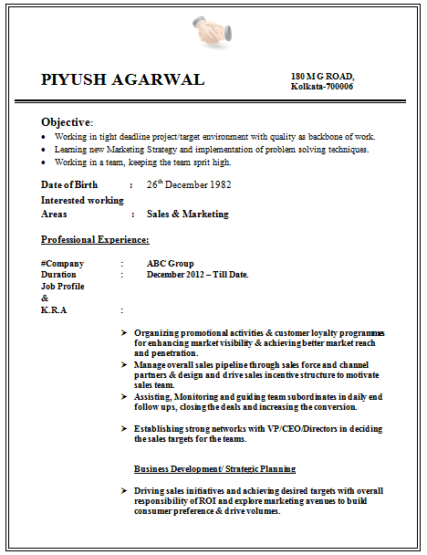 Resume for phd students