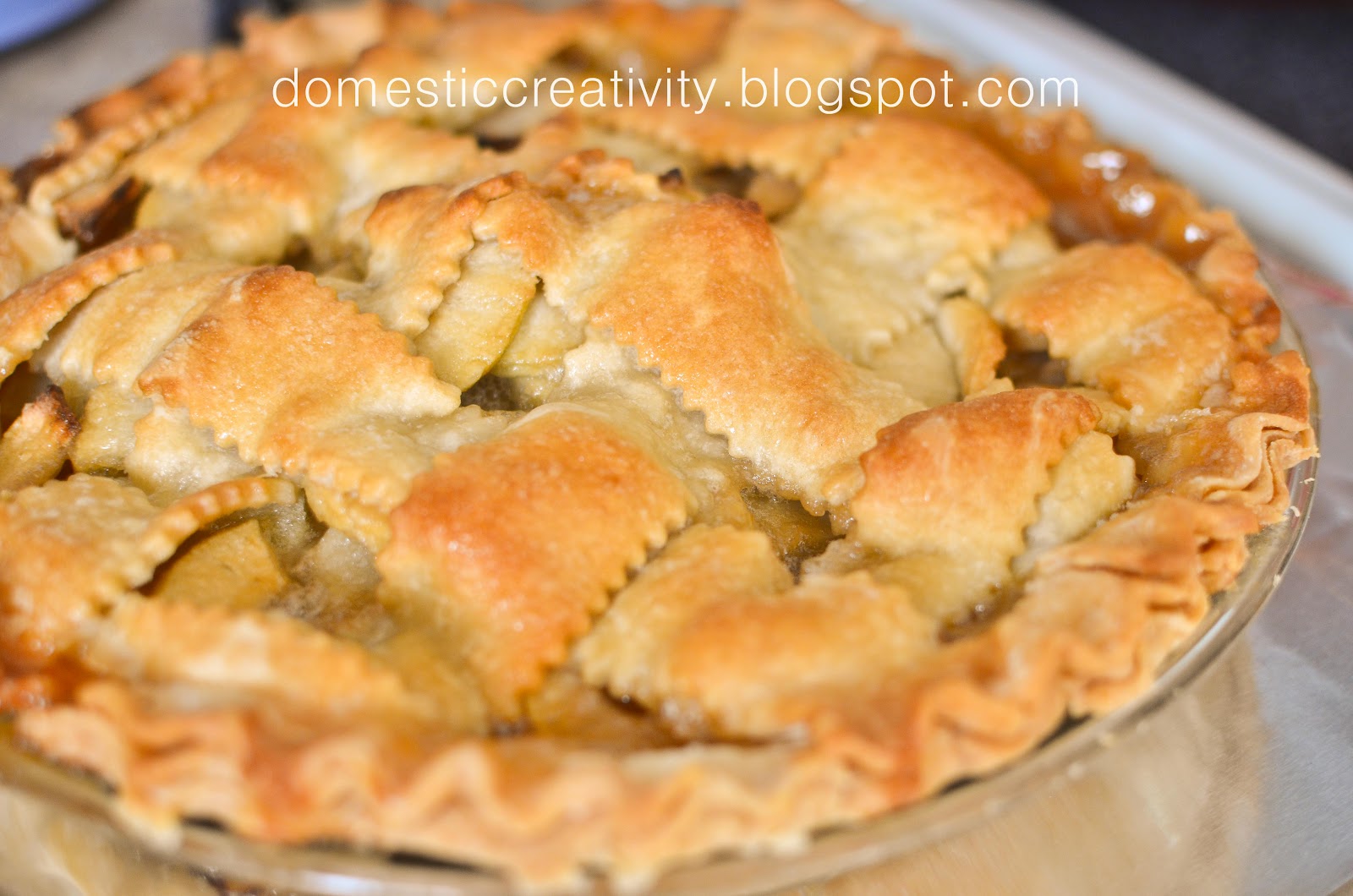 Domestic Creativity Apple Pie