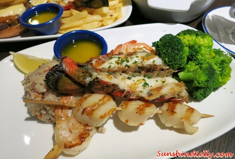 Grilled Lobster, Shrimp & Scallops, Red Lobster Malaysia, Intermark Kuala Lumpur, Food Review, Seafood Restaurant, American Seafood Restaurant, Biggest Seafood Chain Restaurant, fresh seafood restaurant, maine lobsters, boston lobsters, snow crab legs, snow crabs