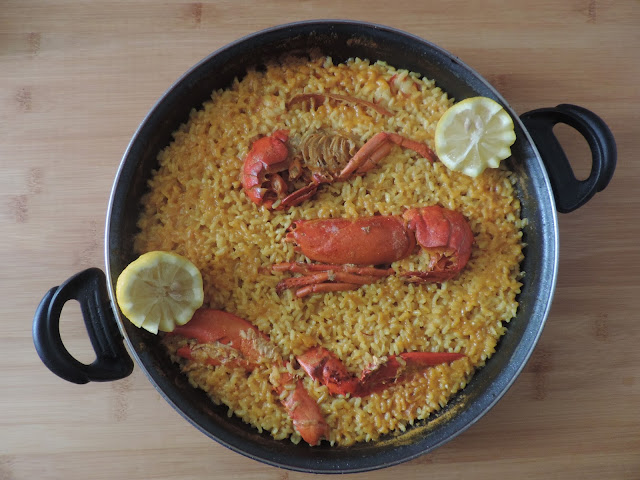 arroz seco con bogavante