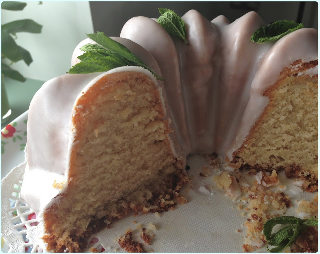 Elderflower and Gooseberry Bundt Cake