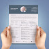 Free Resume Template with Cover Leter and Business Card