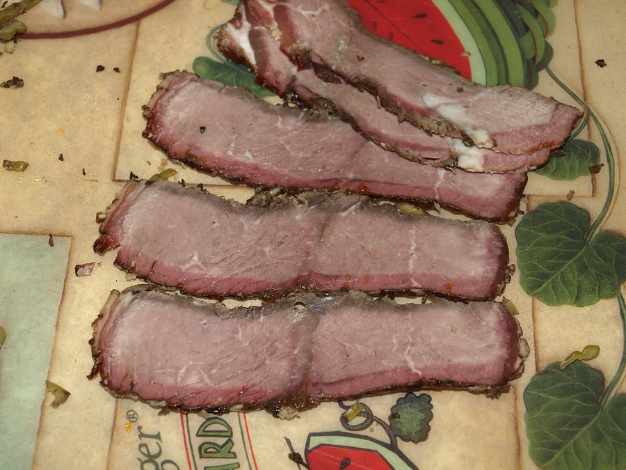 Pellet Smoker Cooking Chuck Roast Italian Beef Sandwiches