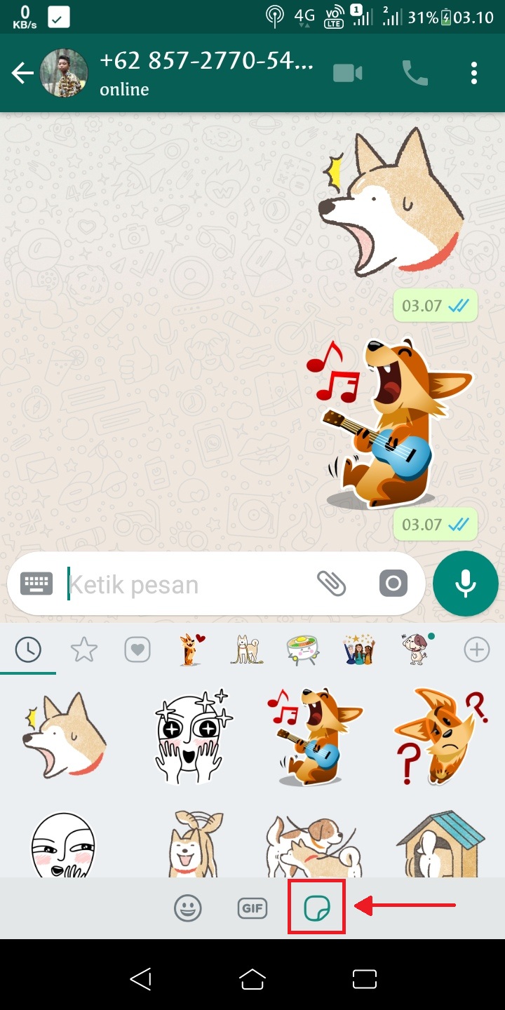 Cara Mengirim Stiker Di Whatsapp Untuk Semua Hp Android Dansverine