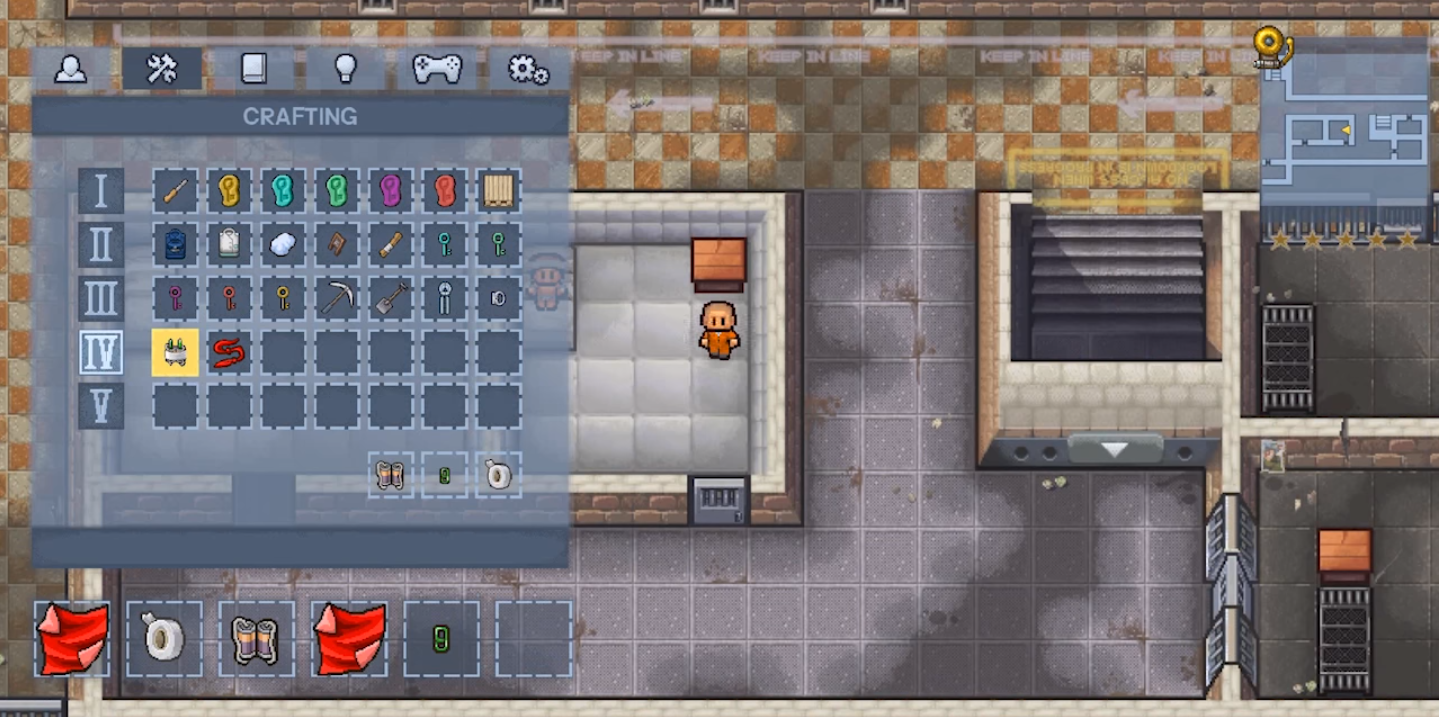 Como fugir da primeira prisão em The Escapists