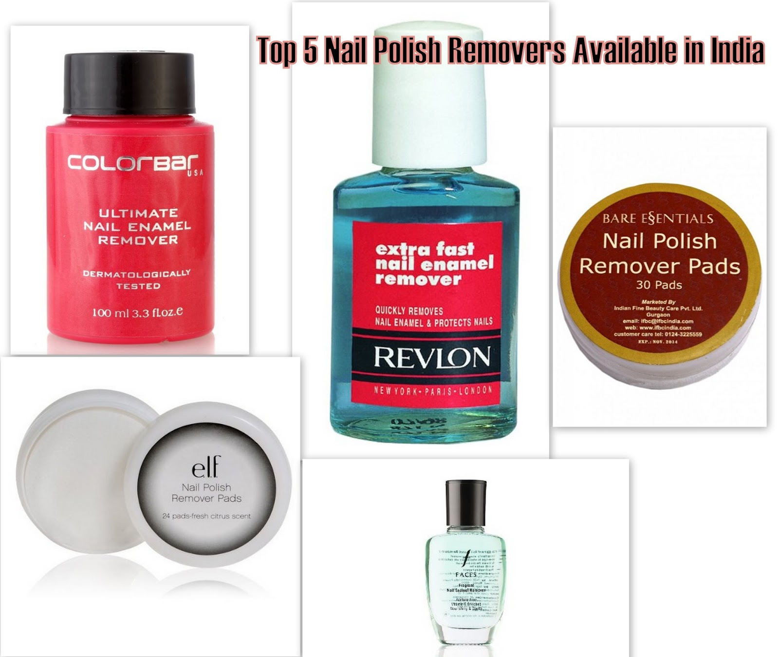Top 5 Nail Polish Removers Available in India Chamber of beauty