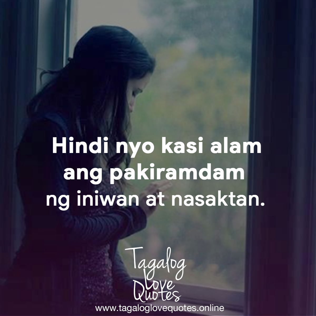 Hindi nyo kasi alam ang pakiramdam