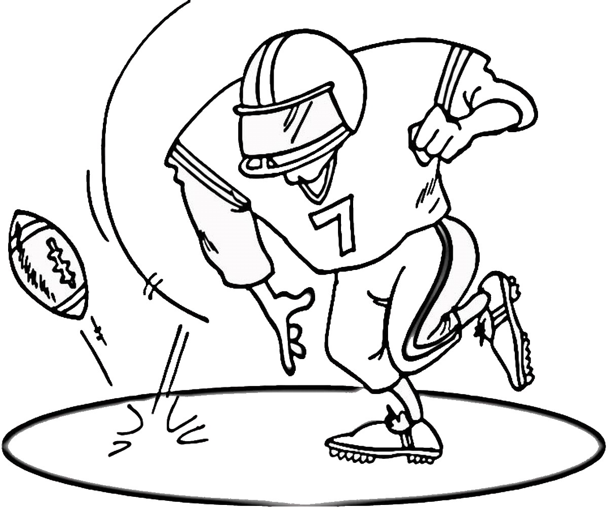 Football Coloring Pages Kids Should Have Five Facts - karena mereka