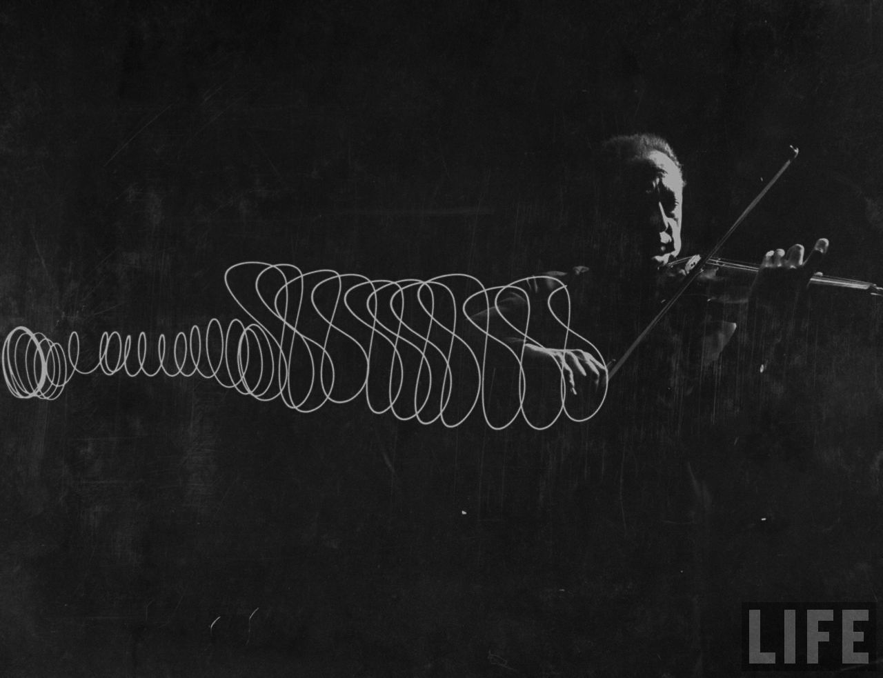 Violin Light Paintings, 1952 Vintage Everyday