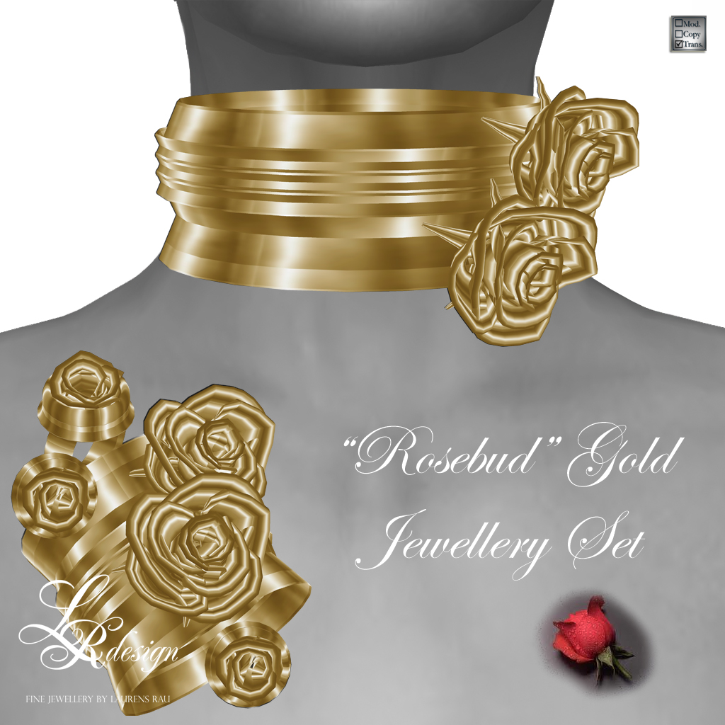 LR Design Fine Jewellery LR DESIGN _ ROSEBUD JEWELLERY SET