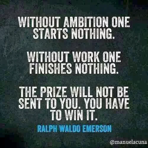 Without Ambition...