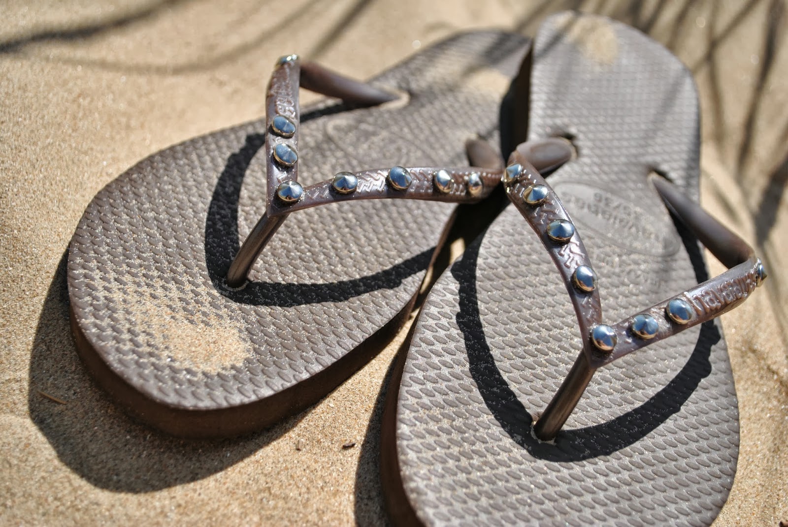 studded flip flop